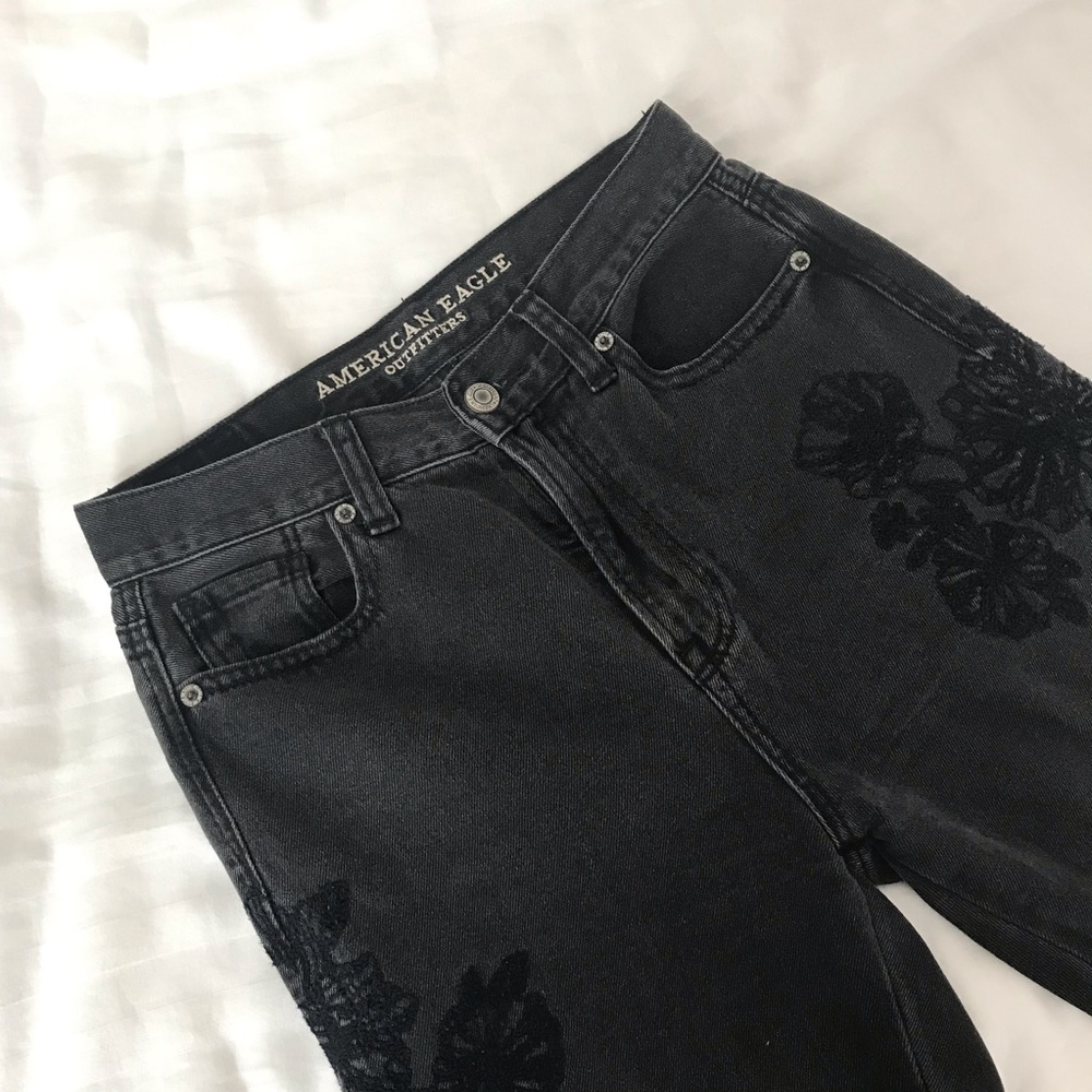 American Eagle Outfitters Black High Rise Jeans